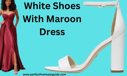 What color shoes to wear with a maroon dress