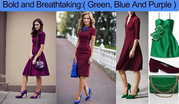 Bold and Breathtaking: ( Green, Blue And Purple )
