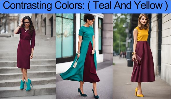 Contrasting Colors: ( Teal And Yellow )