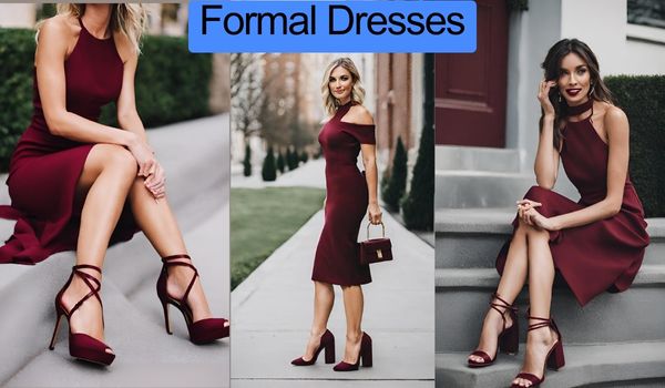 Shoe Styles to Complement Your Burgundy Dress
